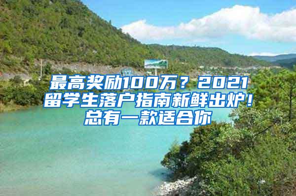 最高奖励100万？2021留学生落户指南新鲜出炉！总有一款适合你