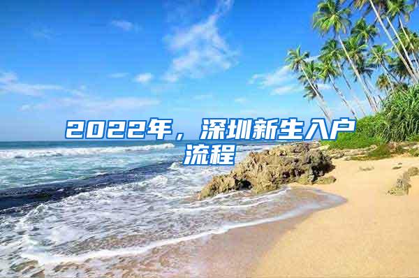 2022年，深圳新生入户流程