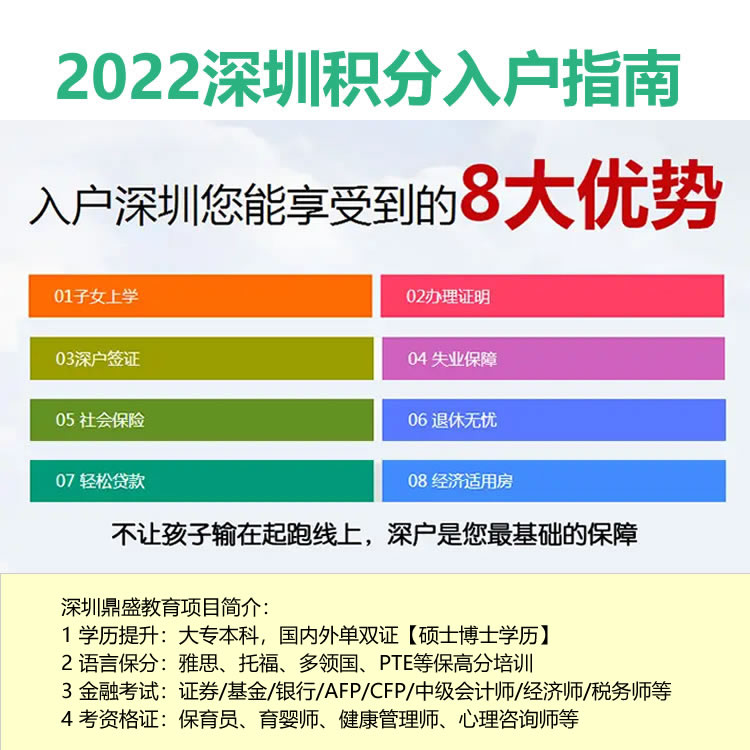 新闻推荐：2022年深圳积分入户开放时间今日行情一览表(2047更新)