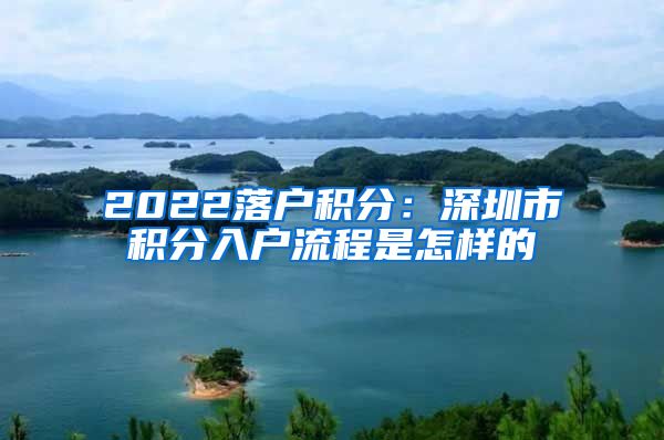 2022落户积分：深圳市积分入户流程是怎样的