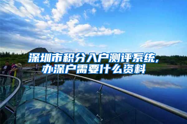 深圳市积分入户测评系统,办深户需要什么资料