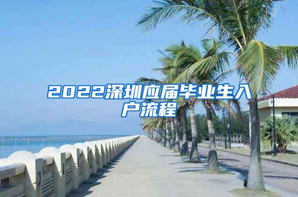 2022深圳应届毕业生入户流程