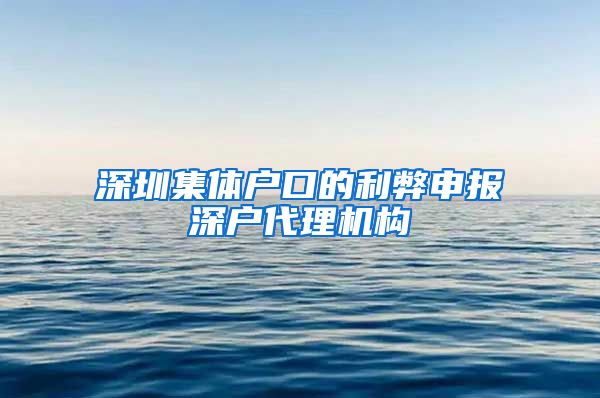 深圳集体户口的利弊申报深户代理机构