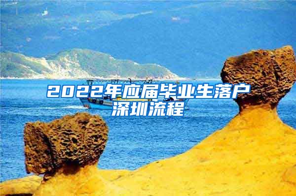 2022年应届毕业生落户深圳流程