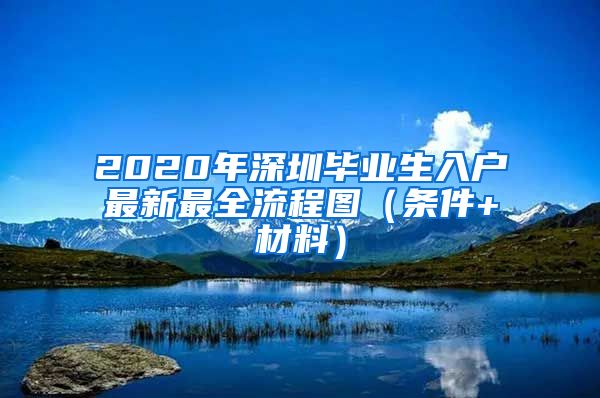 2020年深圳毕业生入户最新最全流程图（条件+材料）