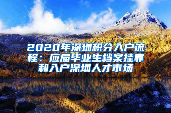 2020年深圳积分入户流程：应届毕业生档案挂靠和入户深圳人才市场