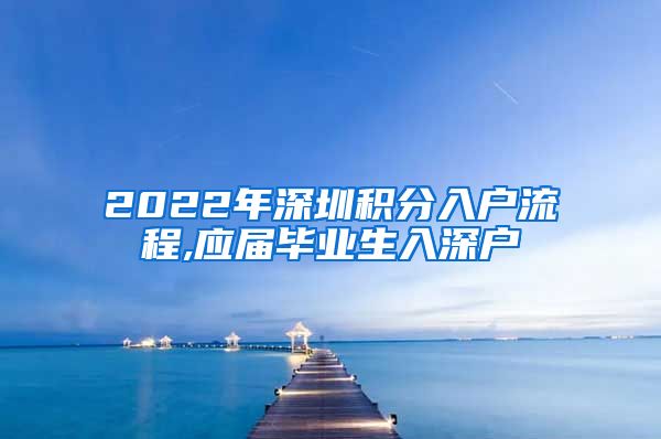 2022年深圳积分入户流程,应届毕业生入深户