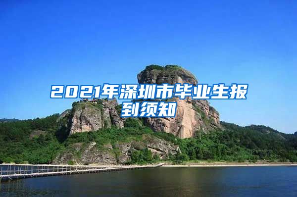 2021年深圳市毕业生报到须知