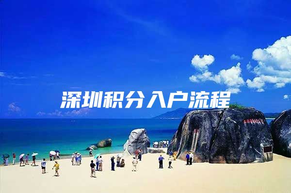 深圳积分入户流程